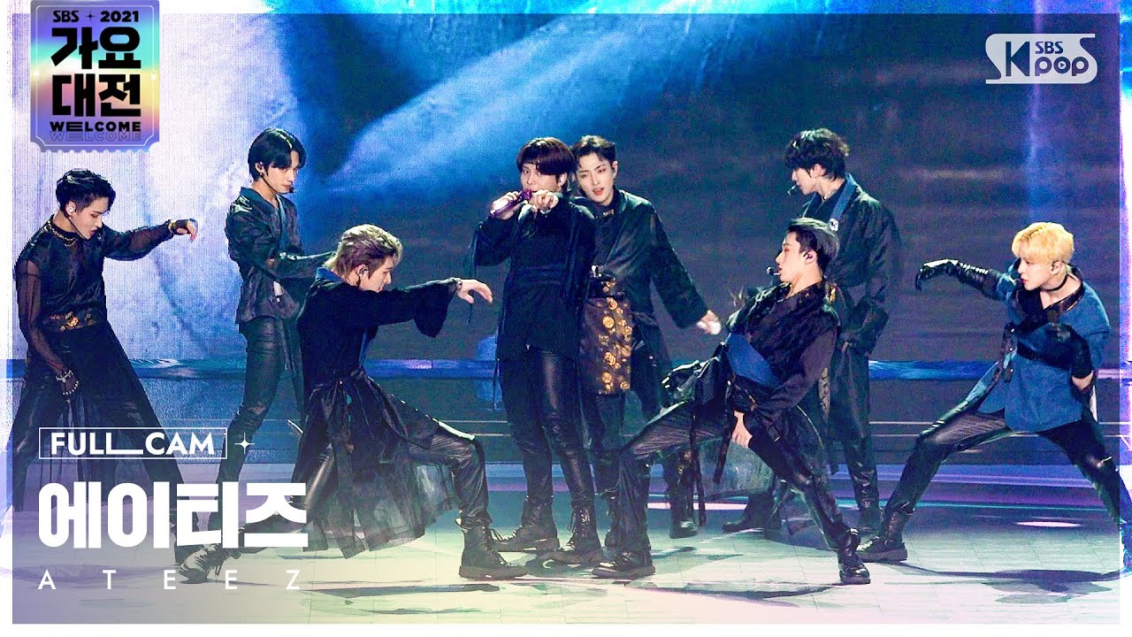 [2021 가요대전 4K] 에이티즈 'Deja Vu+흥+멋' 풀캠 (ATEEZ Full Cam)│@SBS Gayo Daejeon_2021.12.25.