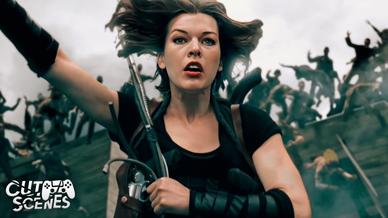 Alice’s Epic Prison Roof Jump | Resident Evil: Afterlife