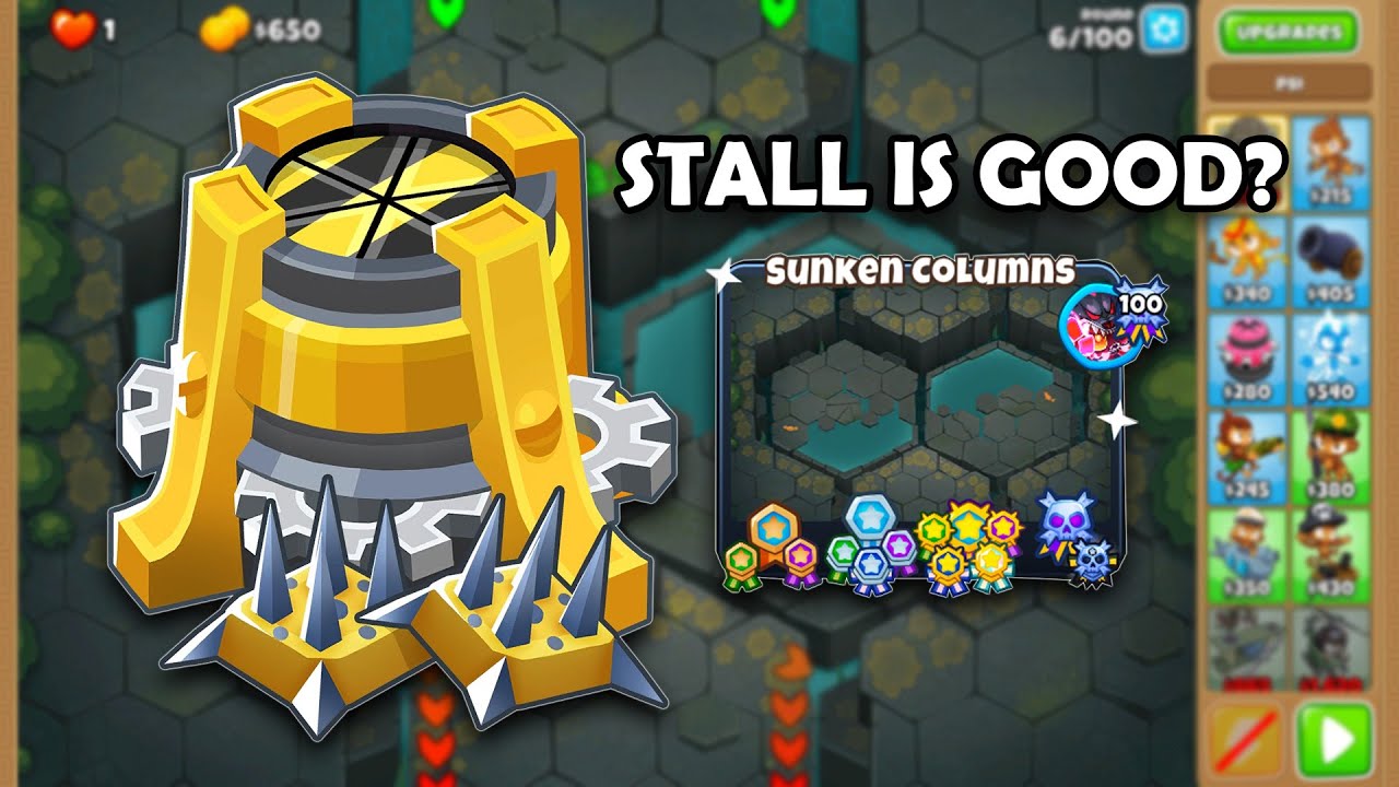 Perma Spike Makes Black Bordering Sunken Columns CHIMPS EASY