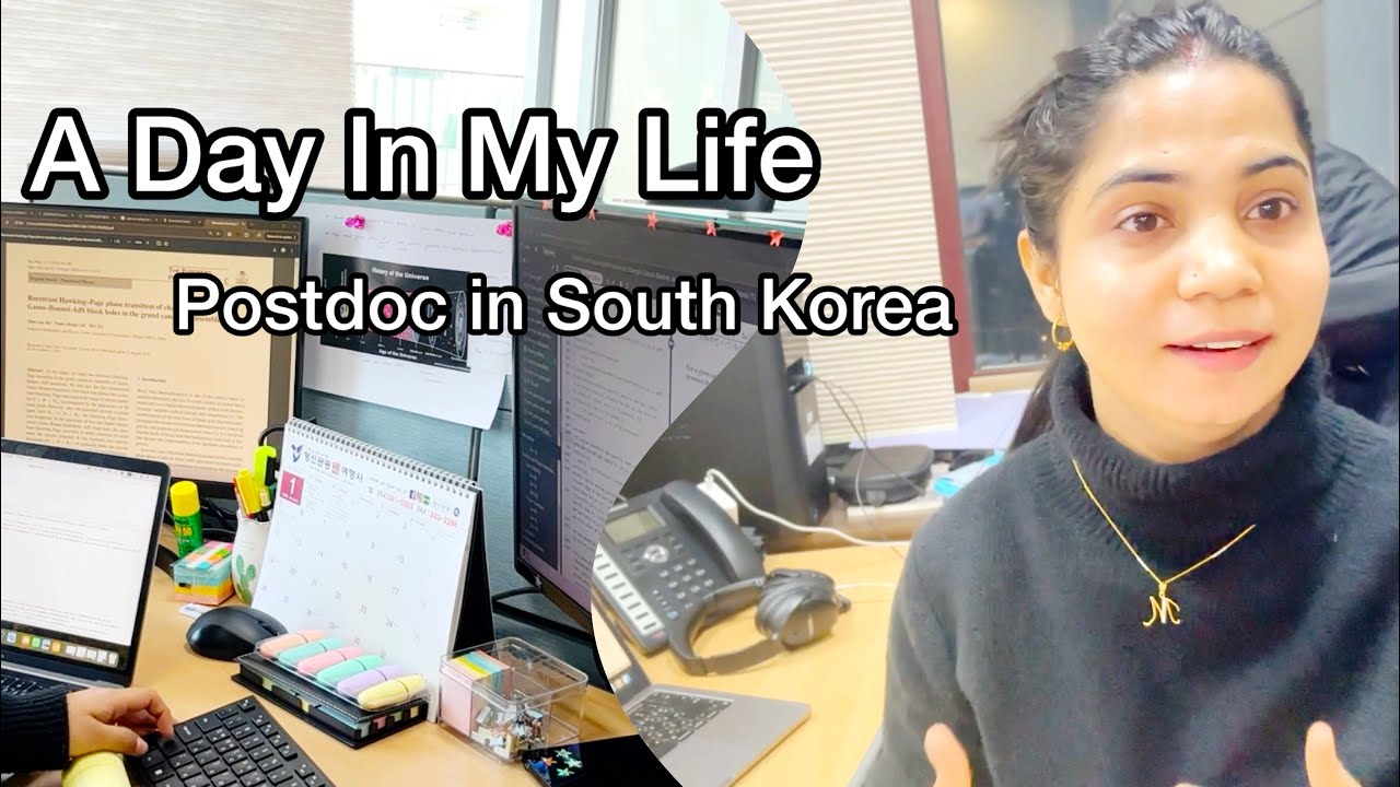 A day in a life of a Postdoc || South Korea Series Ep.04 🇮🇳 🇰🇷