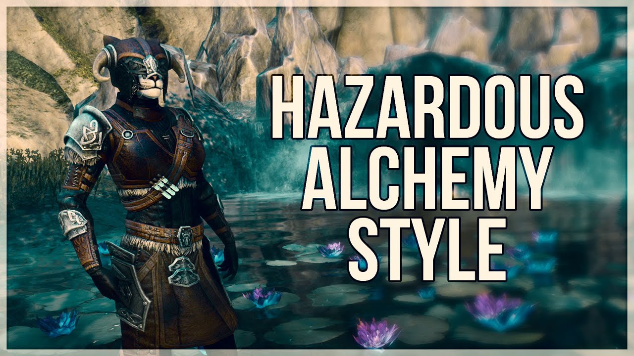 ESO Hazardous Alchemy Style - Showcase of the Hazardous Alchemy Motif in The Elder Scrolls Online