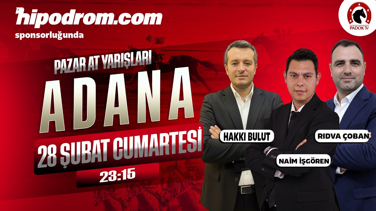 01 Mart 2026 Adana At Yarışı Tahminleri // Naim İşgören - Hakkı Bulut - Rıdvan Çoban