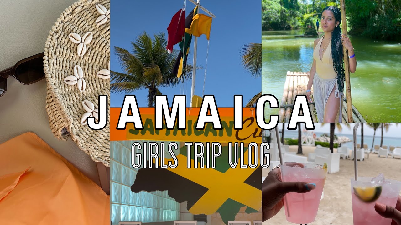Jamaica Vlog: Girls Trip | Riu Palace Montego Bay, Bamboo rafting & more!