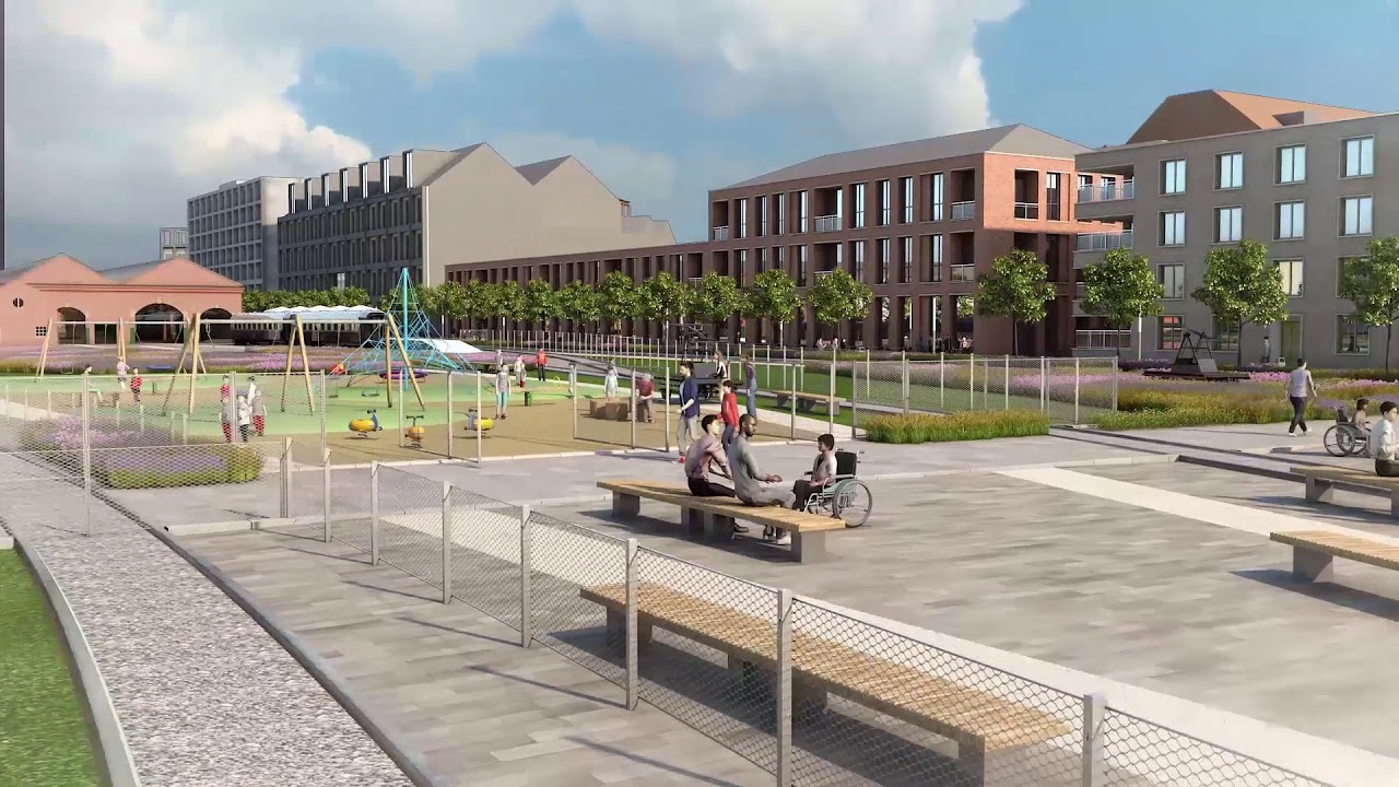 Fly through of York Central Masterplan