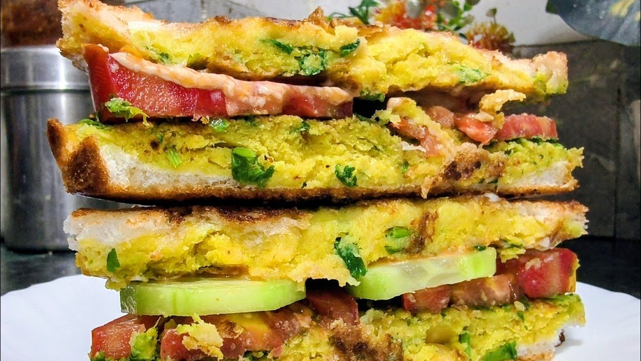 सिर्फ़ 10 min में बनाएं ये आसान छोले सेंडविच - chickpeas sandwich 🥪 