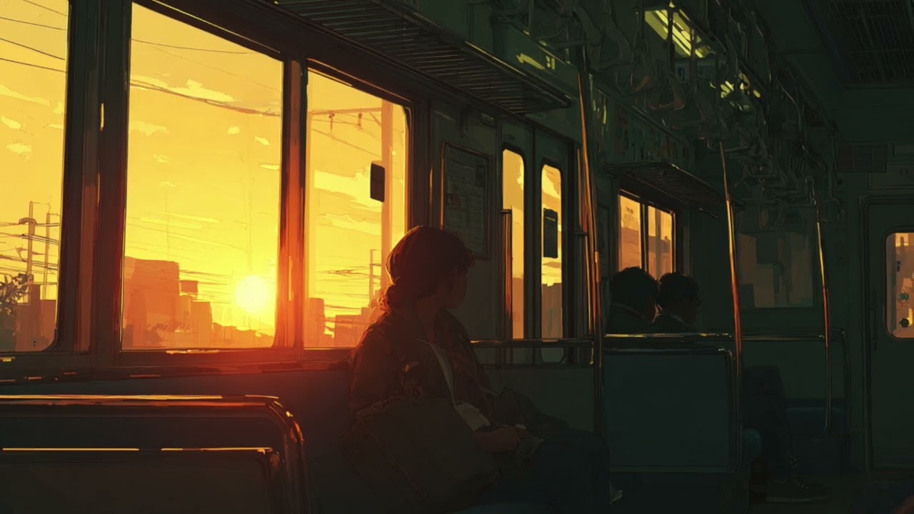 The Sunset Train Home