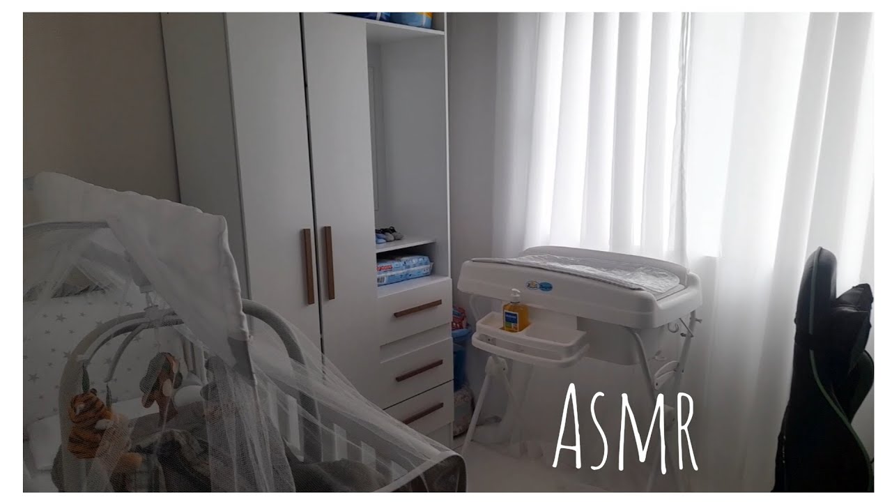 Tour pelo quarto do bebê ASMR 👶🏻💙