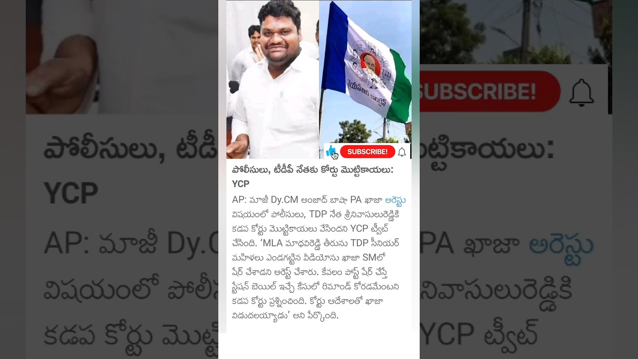YCP comments on TDP