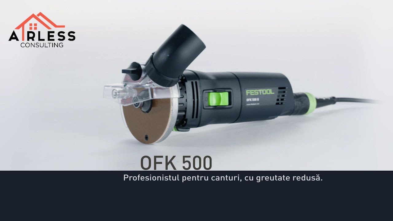 Masina de frezat muchii Festool - freza usoara pentru muchii perfecte si lucrari de precizie