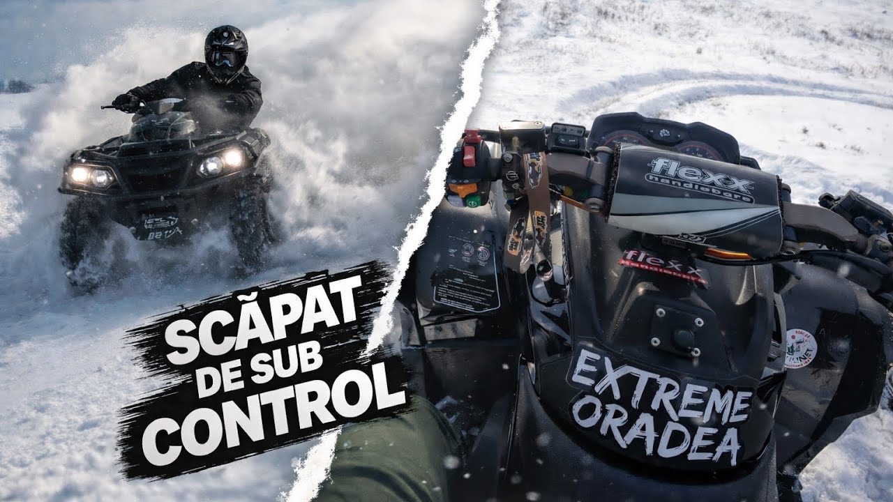 Haos pe Zăpadă cu Can-Am EXTREM 💥 | M-am Dat cu Bestia 🔥