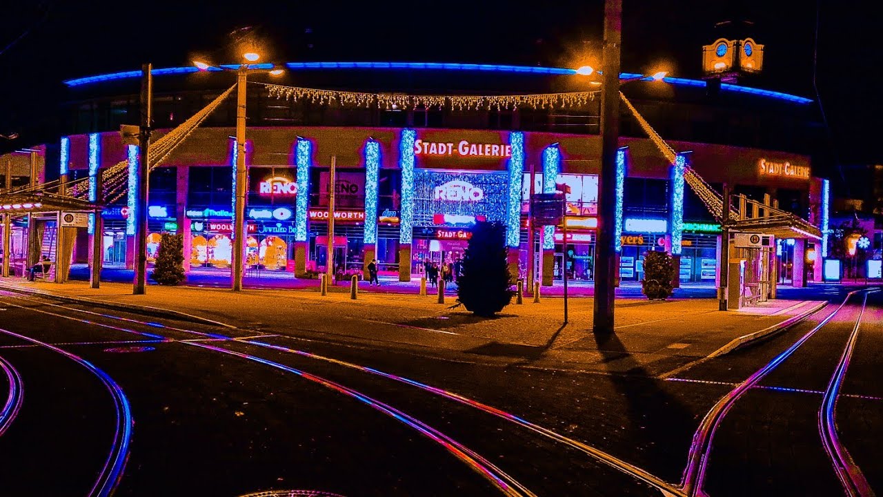 Plauen im Vogtland🇩🇪 Weihnachtsbeleuchtung 4[K]