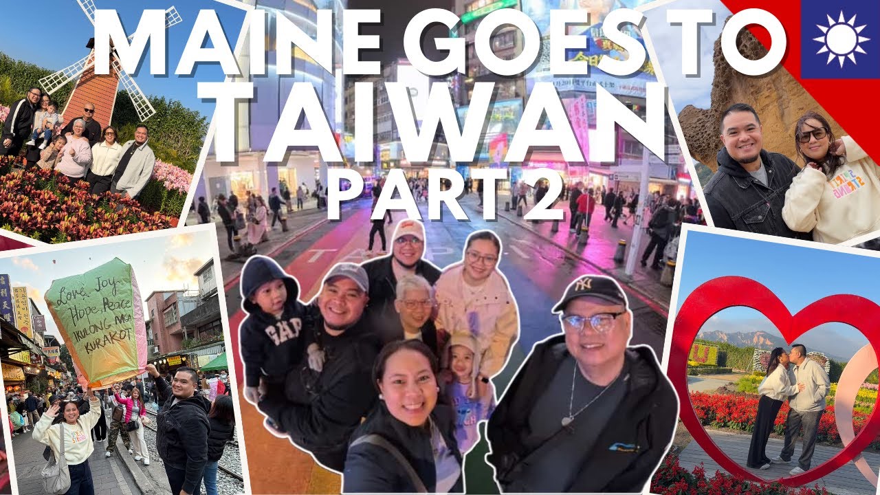 Taiwan w/ Senior & Kids | Exploring Taichung, Yehliu, Jiufen, Shifen, High Speed Rail & In-Town