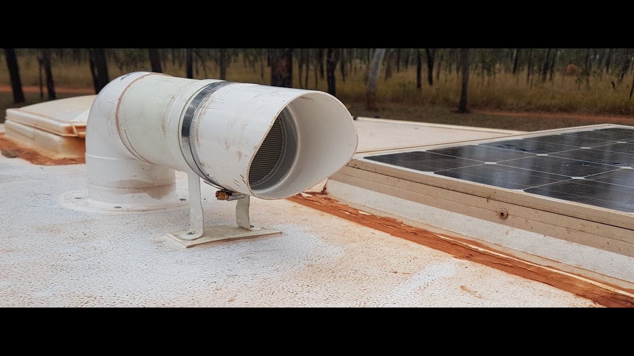 Caravan Snorkel with rain baffles - DIY tutorial