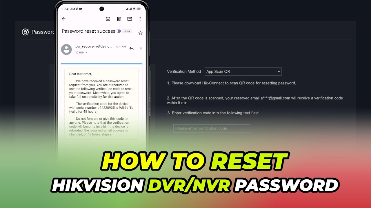 How To Reset Hikvision DVR Password | Hikvision Password Reset