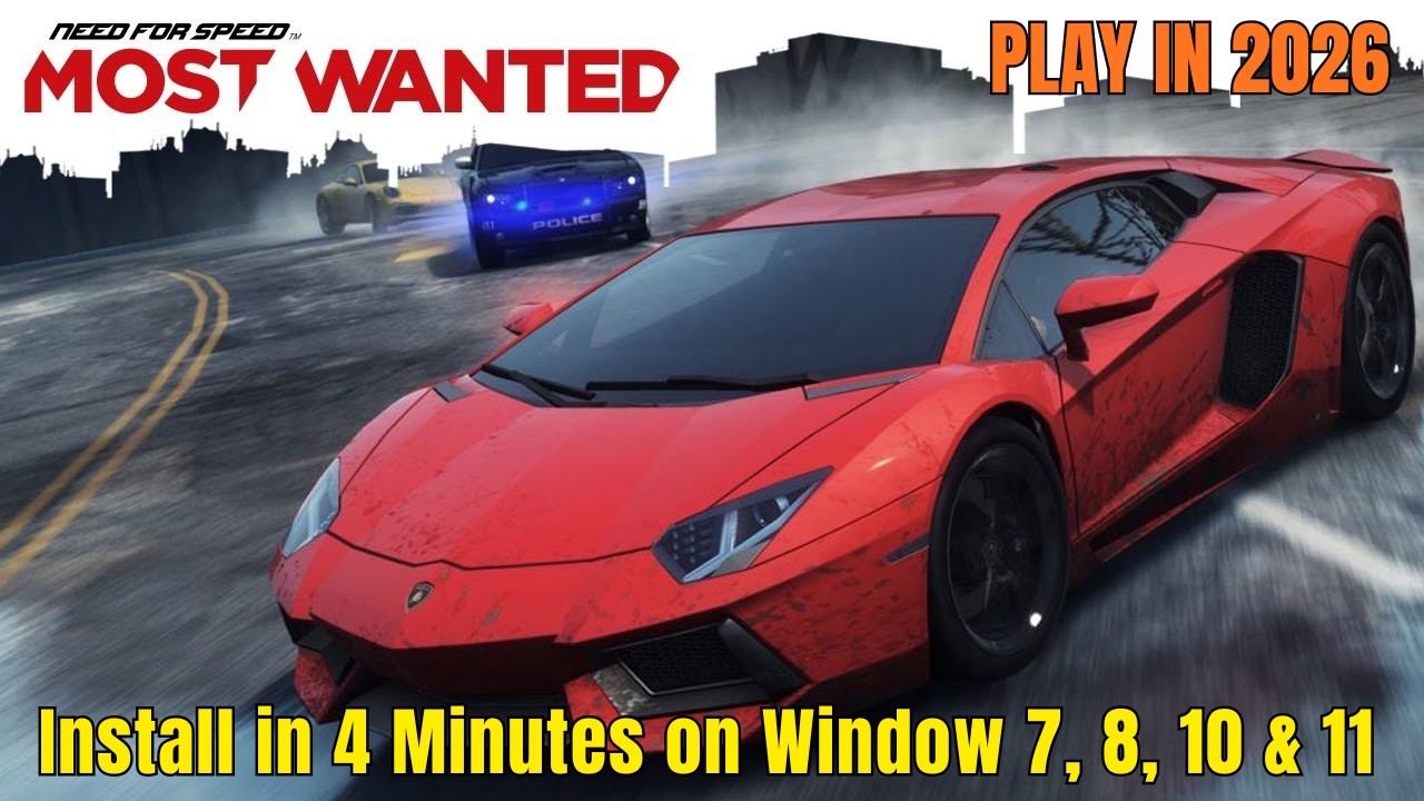 How to Download & Install NFS Most Wanted 2012 on Windows 7, 8, 10 & 11 (2026) | Fix All Errors