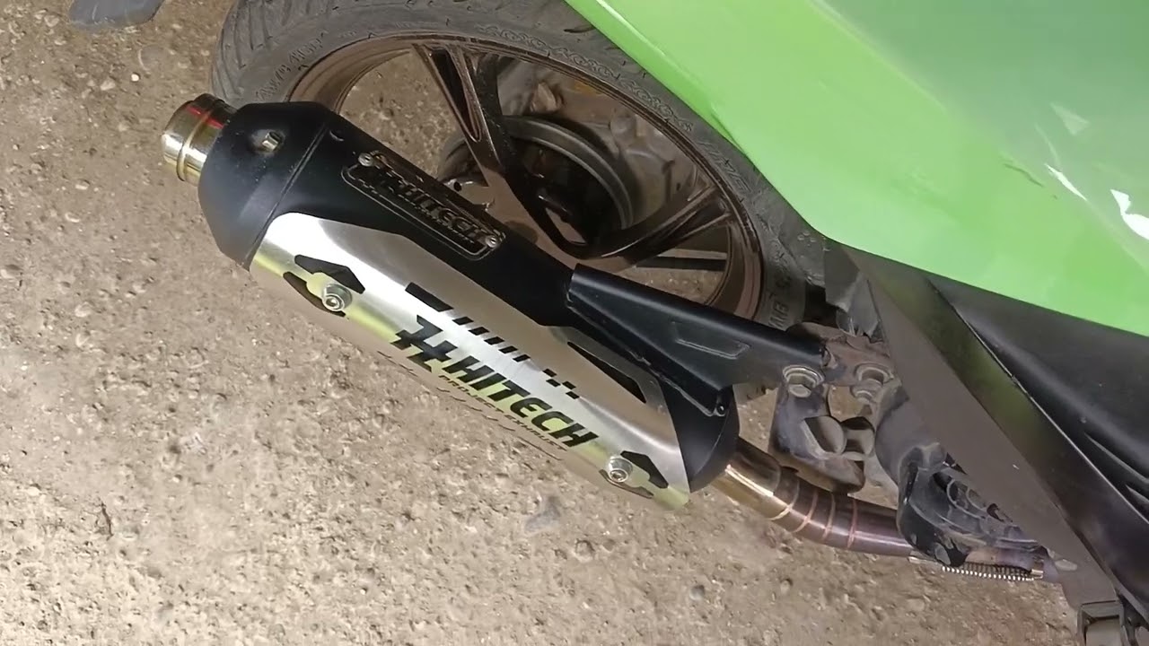 suara knalpot hitech racing project di yamaha mio