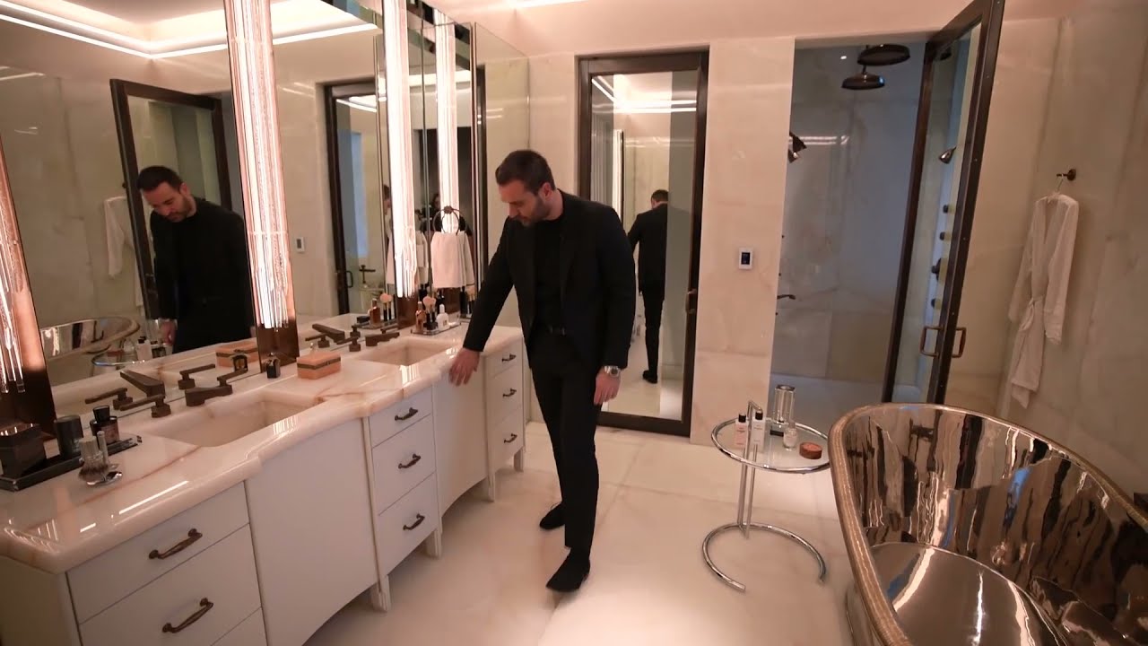 111 West 57th Street - Steinway Tower Tour - Bathrooms