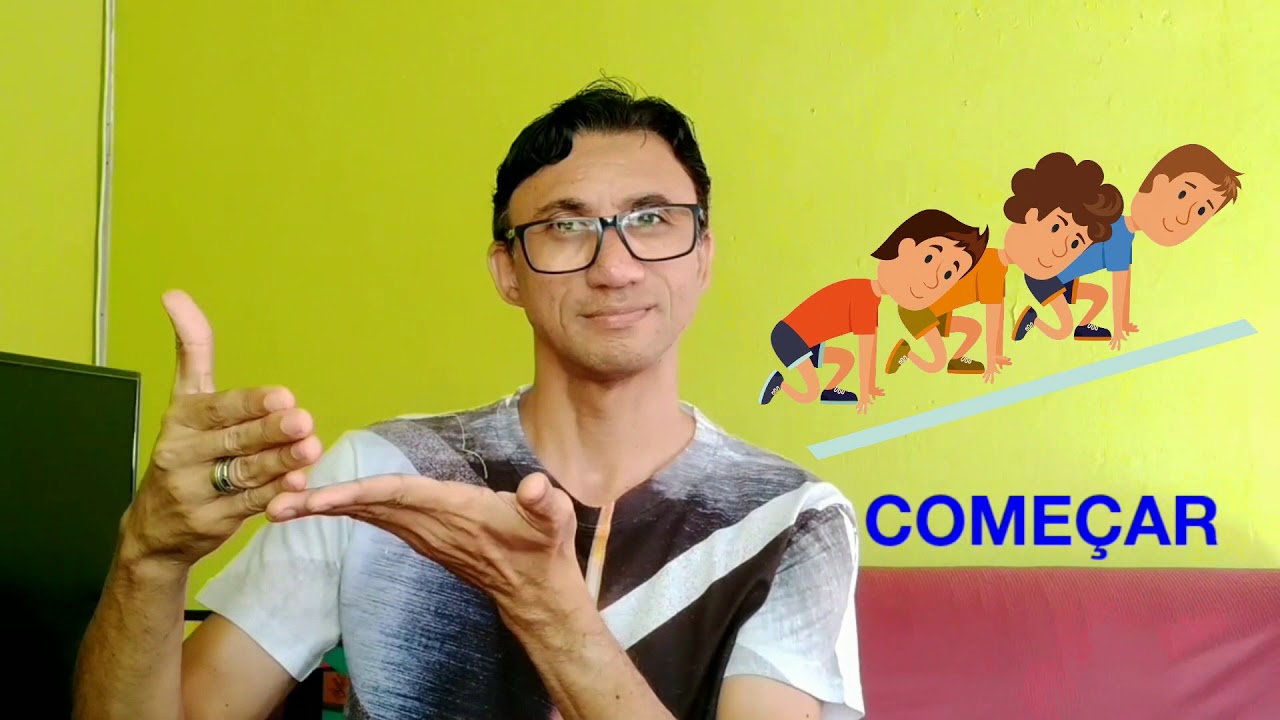 VERBOS em LIBRAS C à D