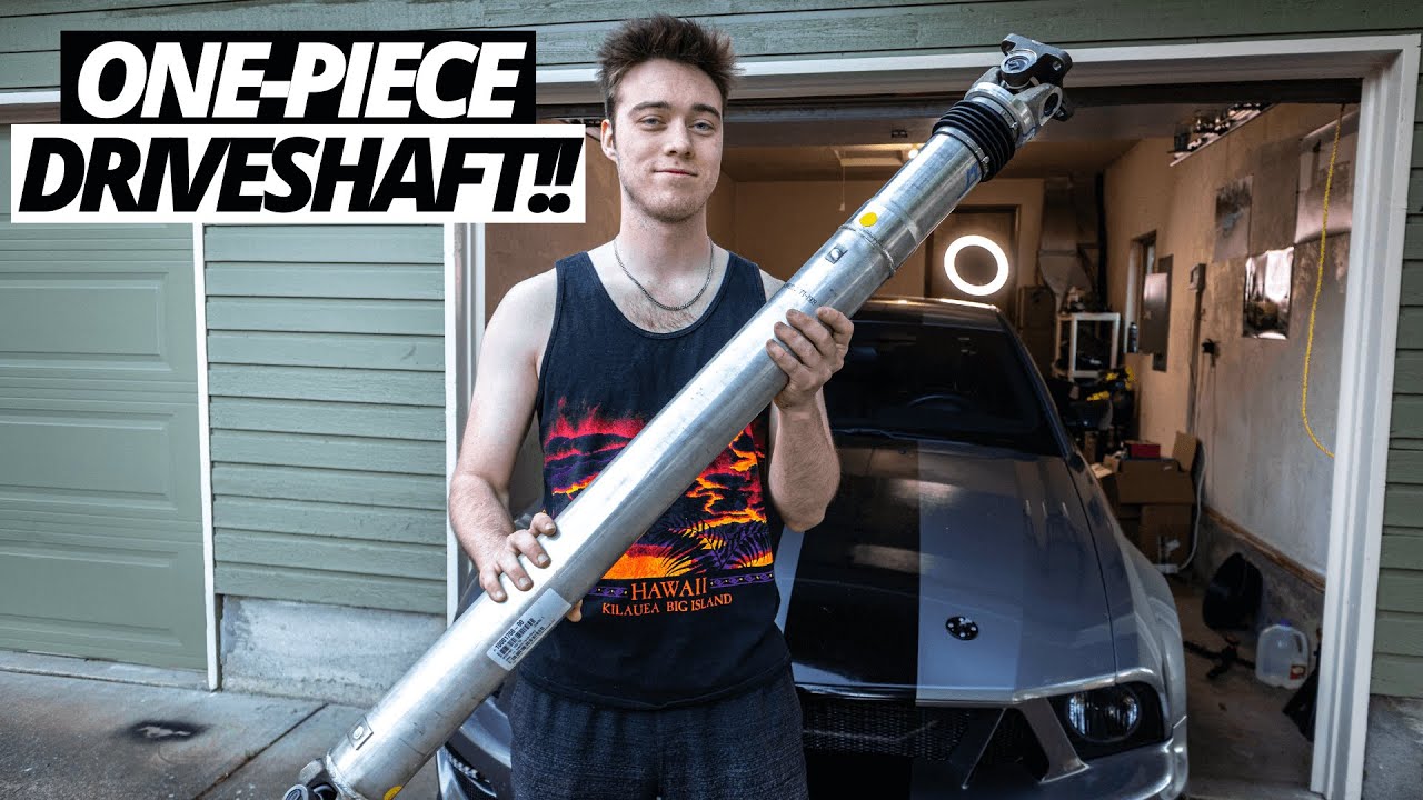 Installing a One-Piece Driveshaft on the Mustang GT!!