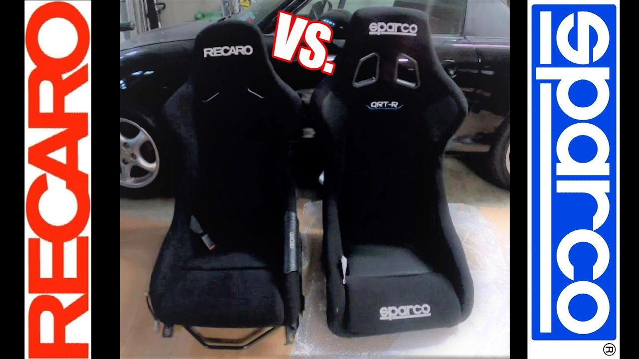 RECARO Pole Position против SPARCO QRT-R — сравнение сидений