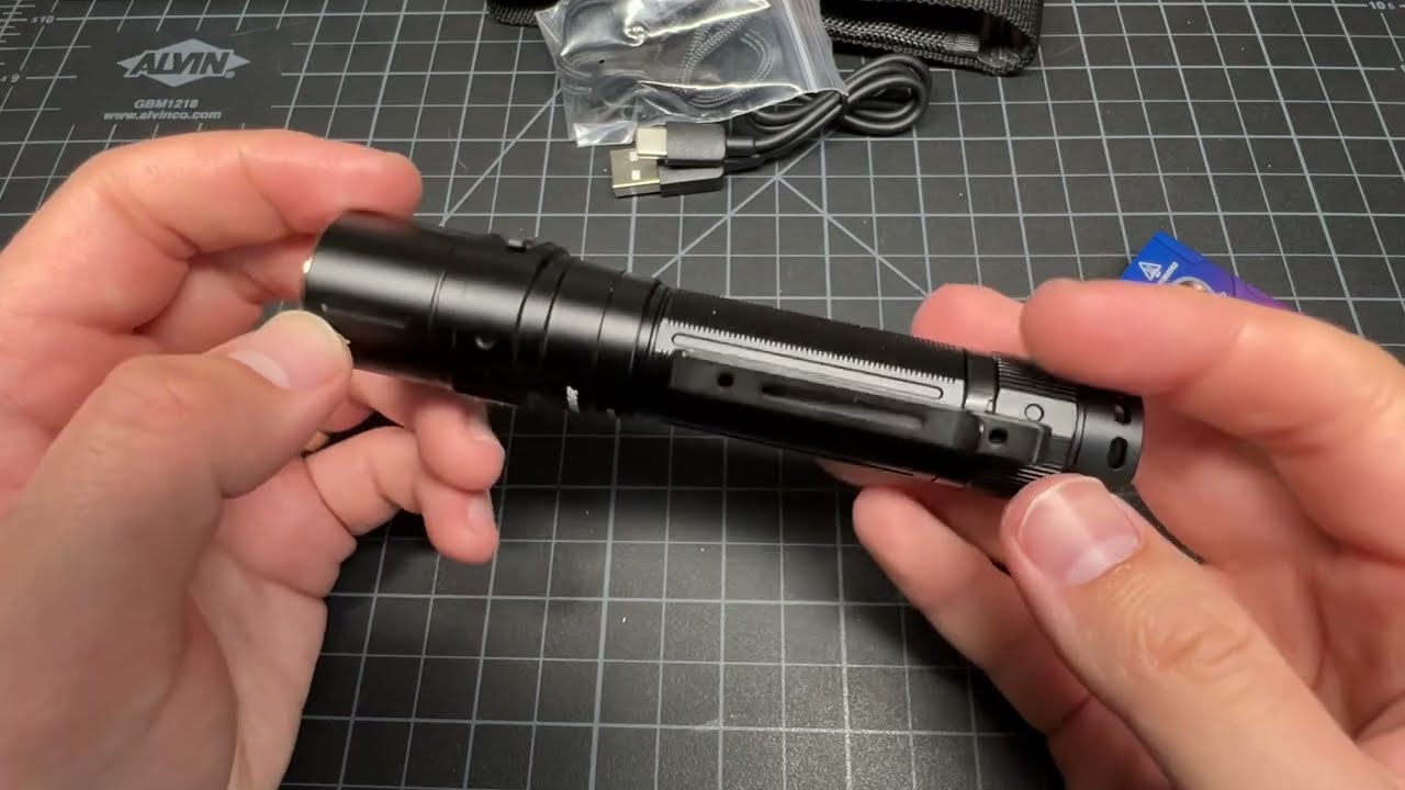 Fenix LD30R 1700 Lumen EDC Flashlight Unboxing (vs. Olight Baton 3)