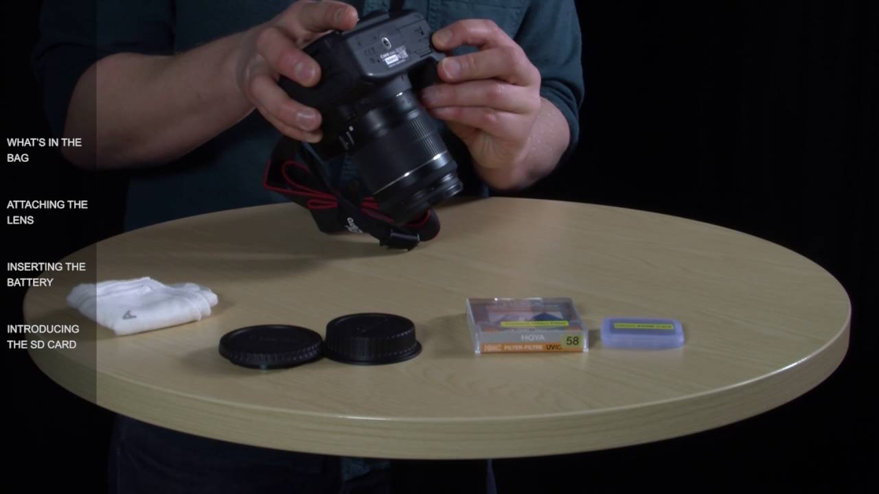 1. How to Use the Canon EOS 700D - Setup
