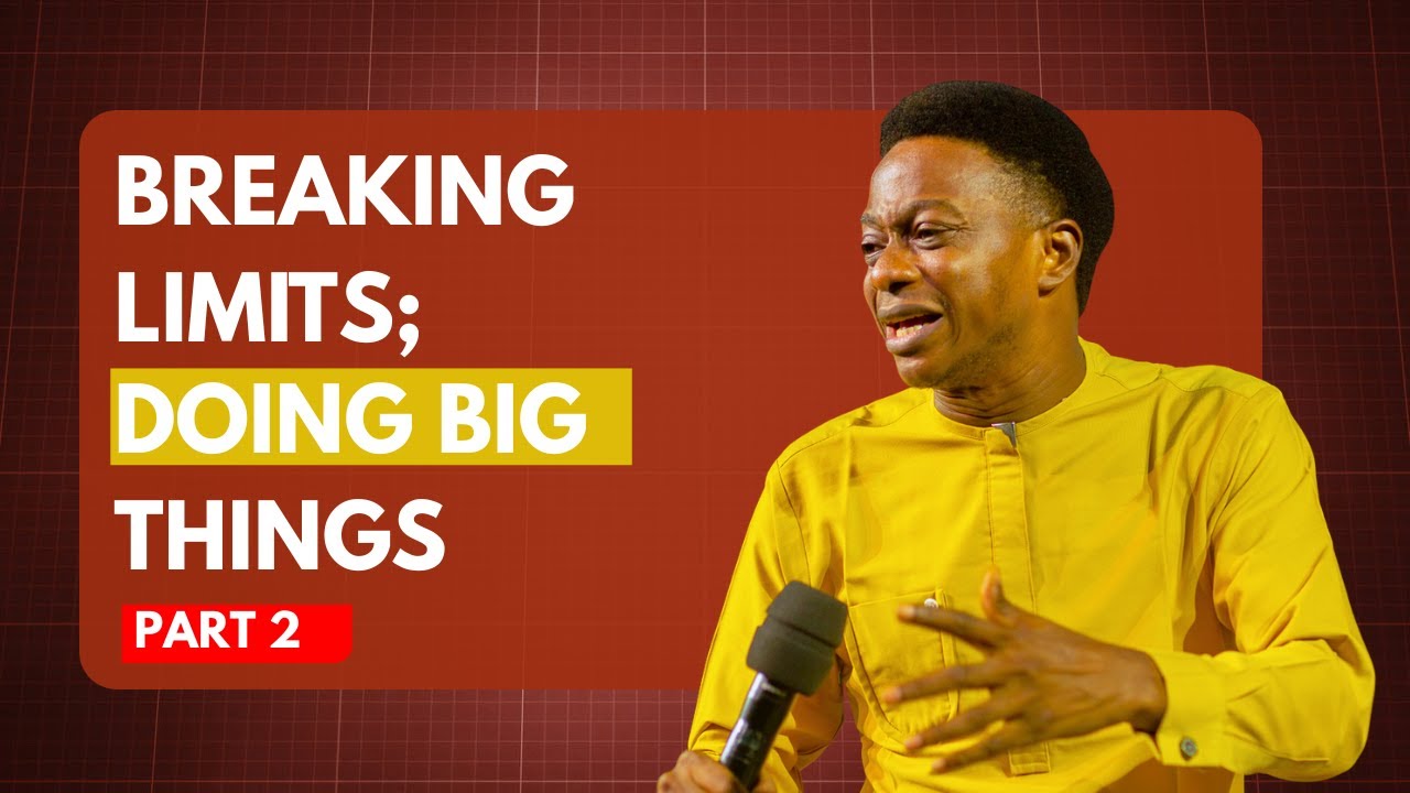Breaking Limits; Doing Big Things Part 2 || PASTOR MAVIS ORJI