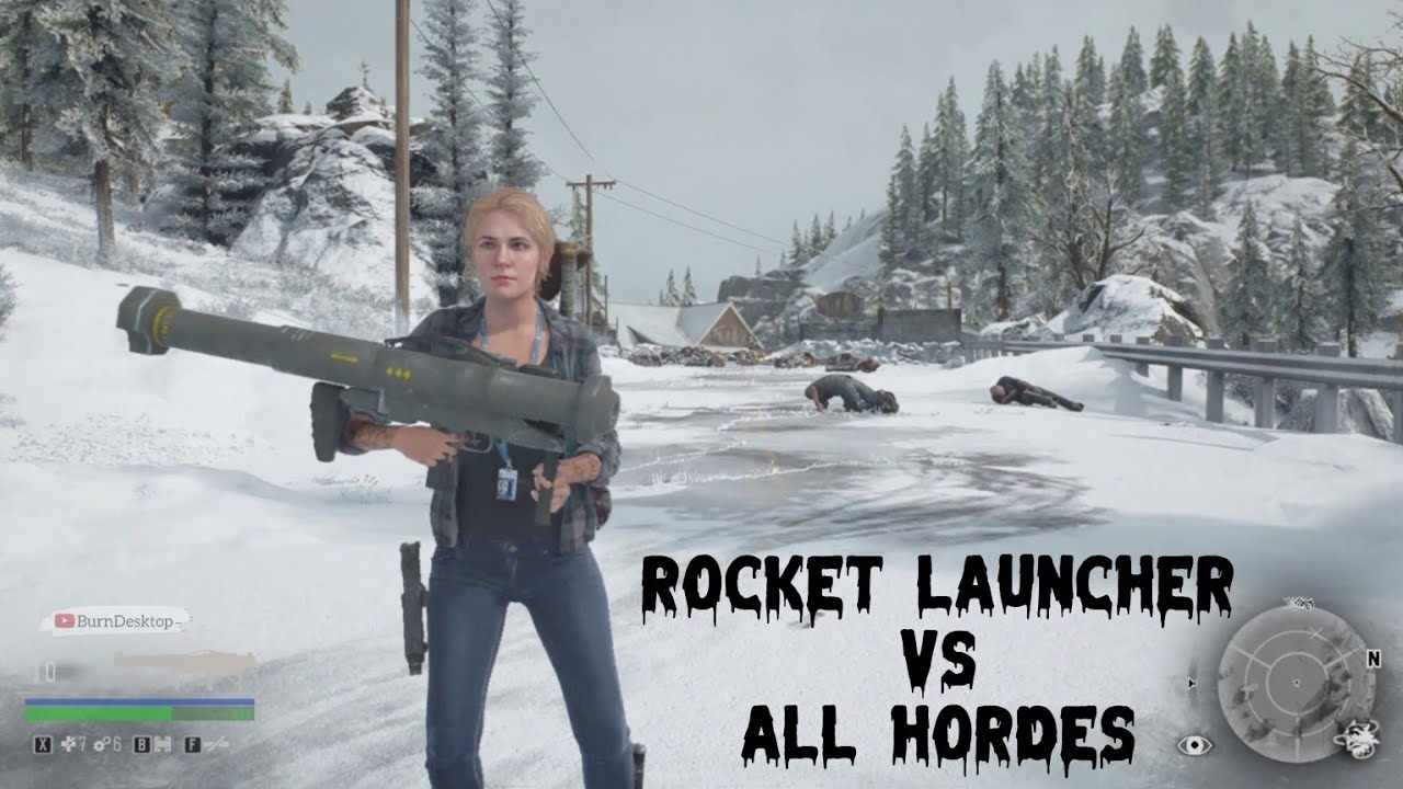 All Hordes vs Rocket Launcher | Days Gone Panzerfaust Mod