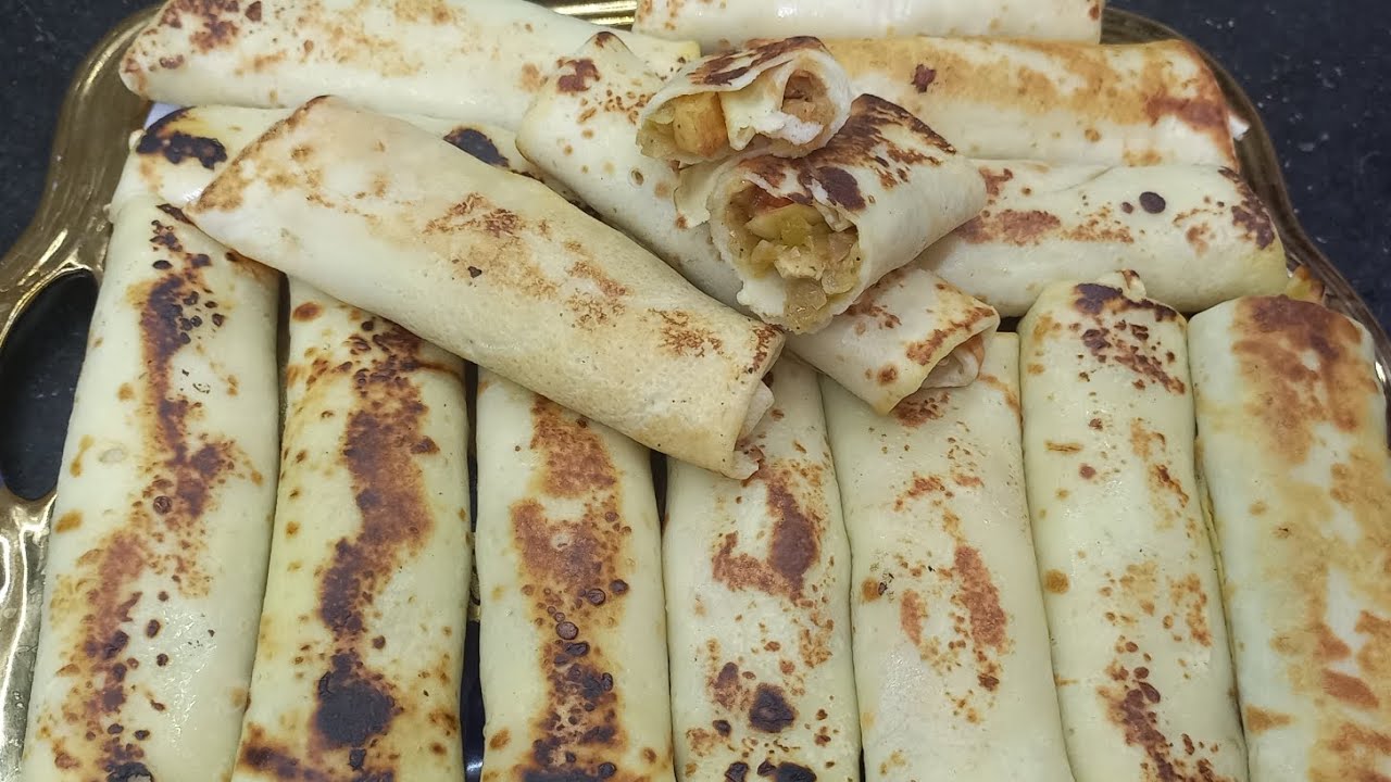 كريب المحلات في البيت🌯😋 #اكلات #مطبخك #وصفات #اكسبلور #اكلتك #فولو #احسن ماما #سريع #سهل 