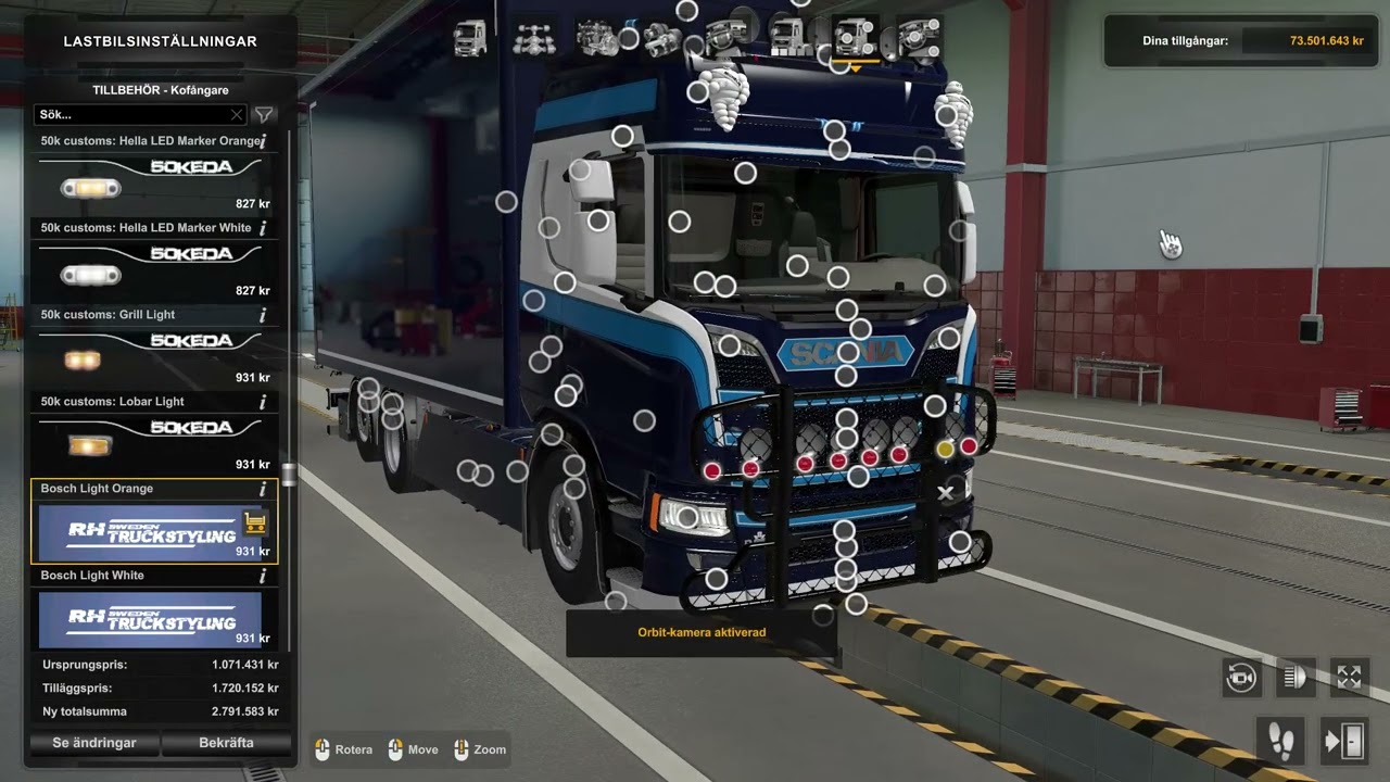 ScaniaBoy Bygger  van herk Scania R650 lastbil i ets2