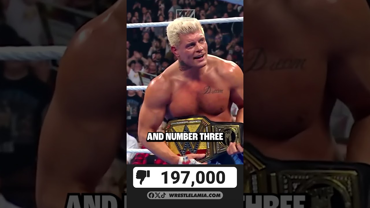 6 самых непопулярных видео WWE на YouTube за всю историю