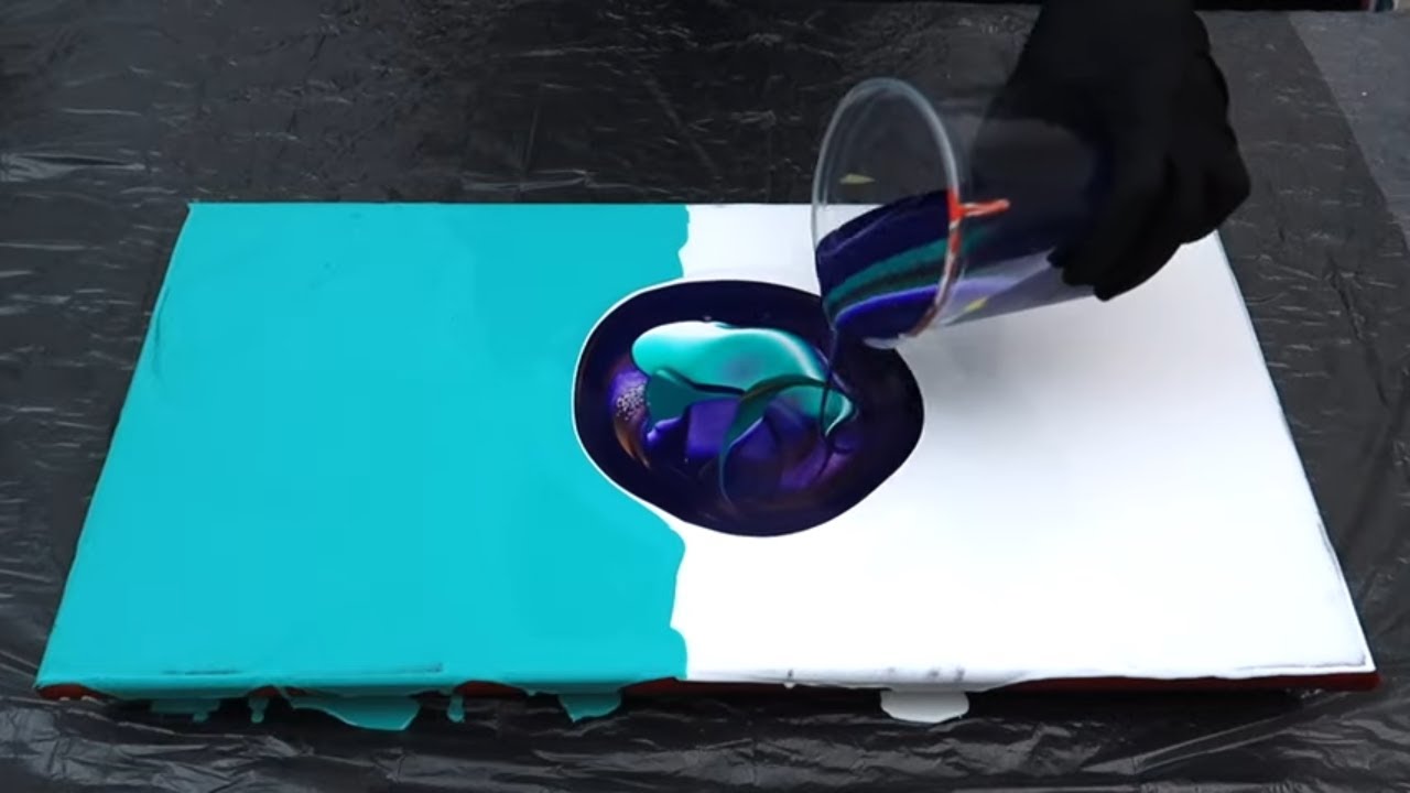 Acrylic Pouring with Beginner Friendly Techniques | Easy Abstract Art