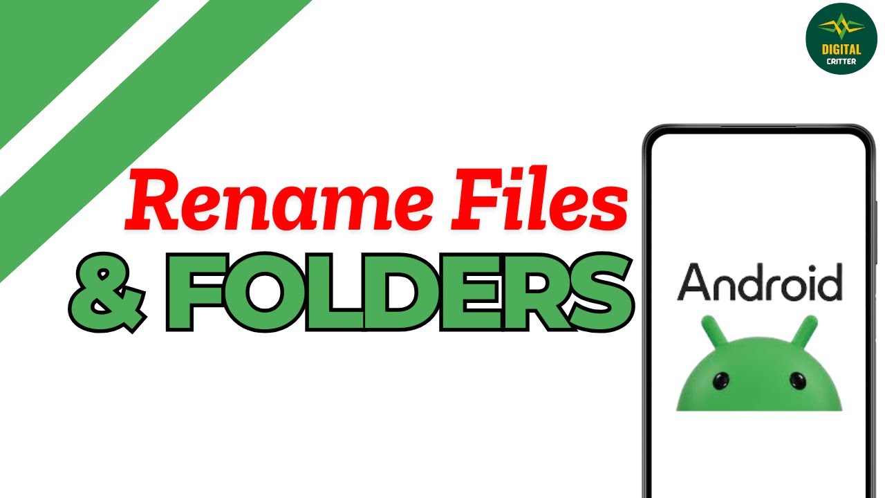 How to Rename Files & Folders Name on Android ?