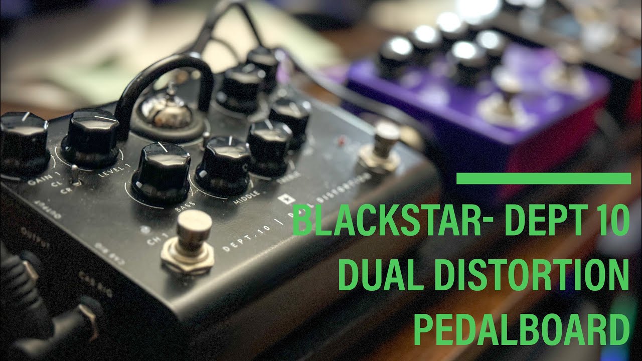 Can the Blackstar Dual Distortion make a good amp rig?