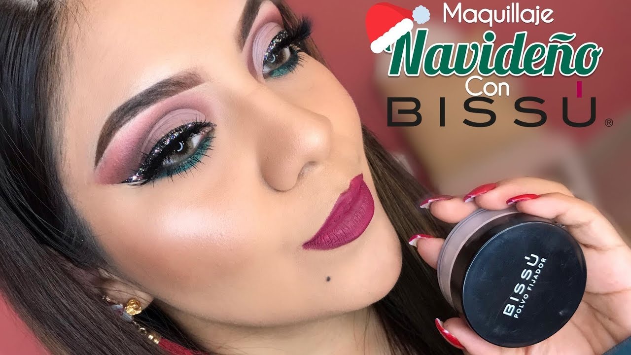 Maquillaje navideño SOLO con BISSU | propuesta 1