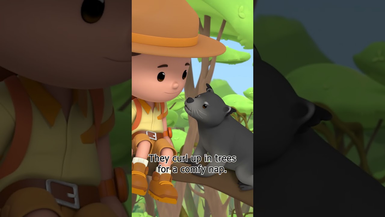 ANIMAL THAT SMELLS LIKE POPCORN?! 🍿 | Leo the Wildlife Ranger | #shorts #education #kids