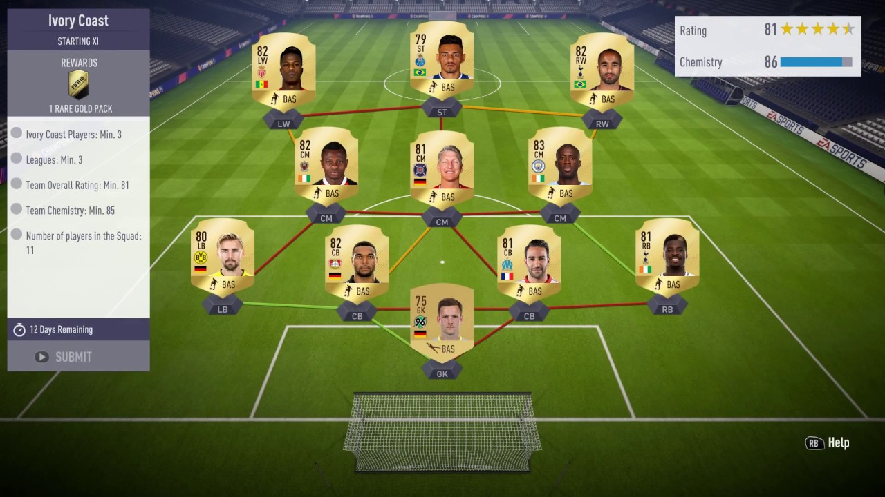 FIFA 18 WILFRIED ZAHA SBC