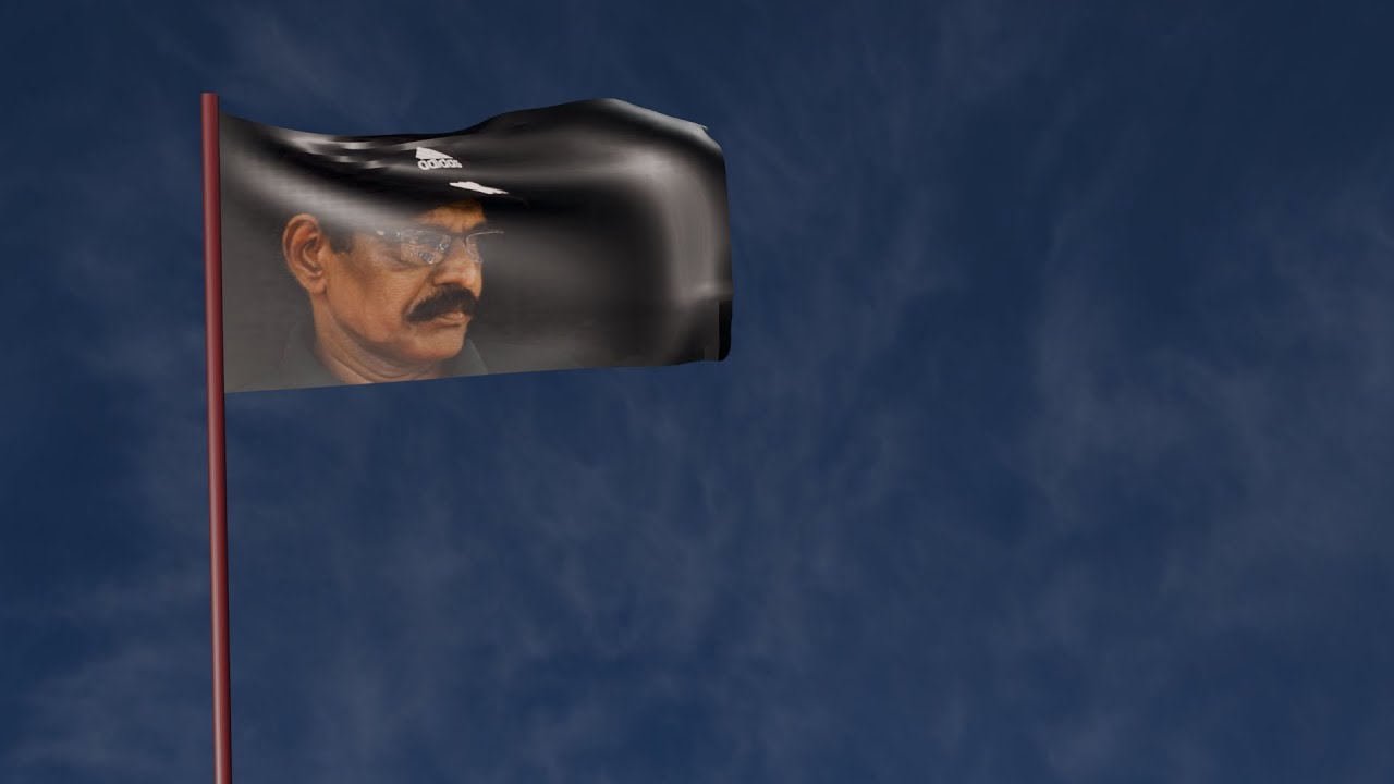 Model a flag in  Blender 4.0