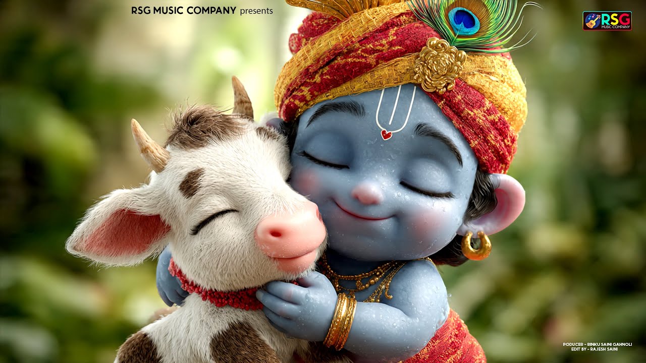 Little Krishna Song छोटी छोटी गैया - Choti Choti Gaiya Chote Chote Gwal | Krishna Song