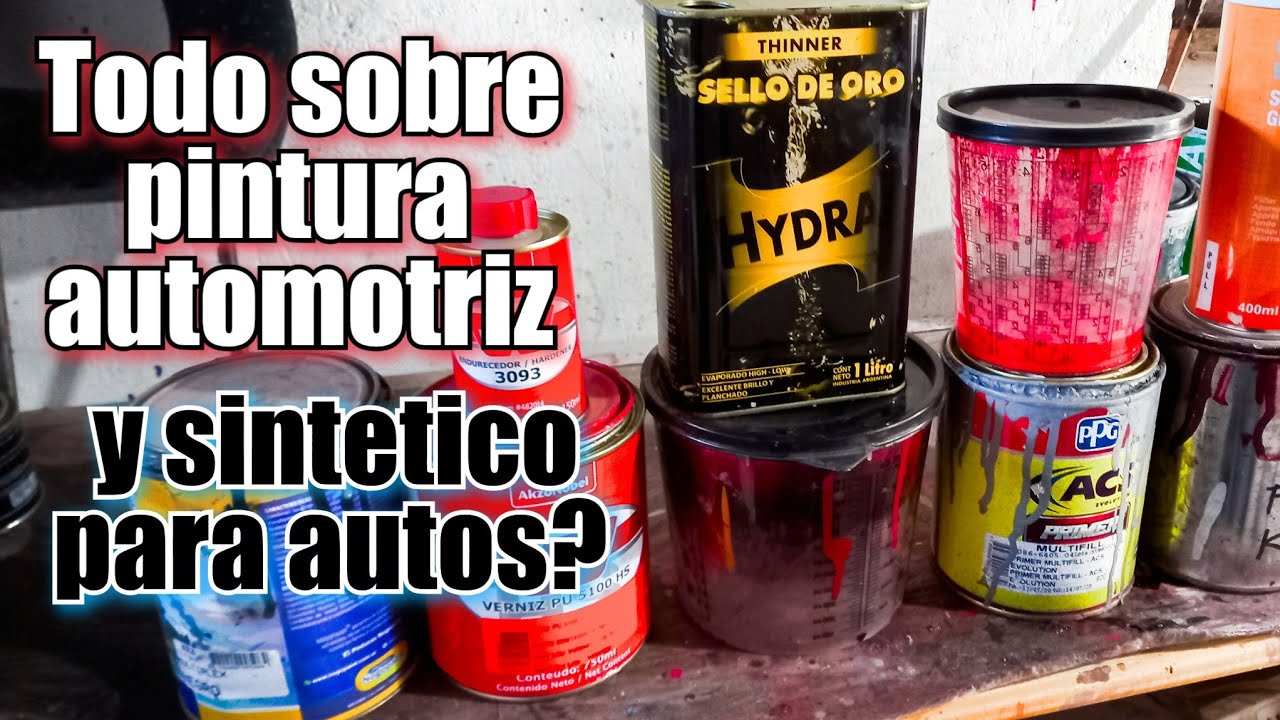 PINTURA AUTOMOTRIZ BICAPA Y POLIURETANO, BARNIZ, PRIMER, EXPLICACION DIFERENCIAS