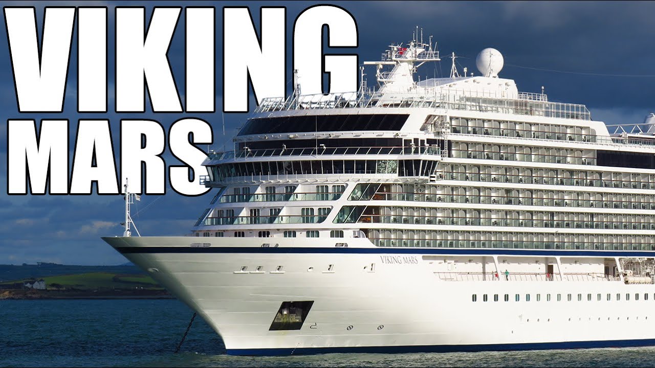 Viking Mars Cruise Ship Taking Passengers Before Putting to Sea - Tenders & Pilot (4K Drone Footage)