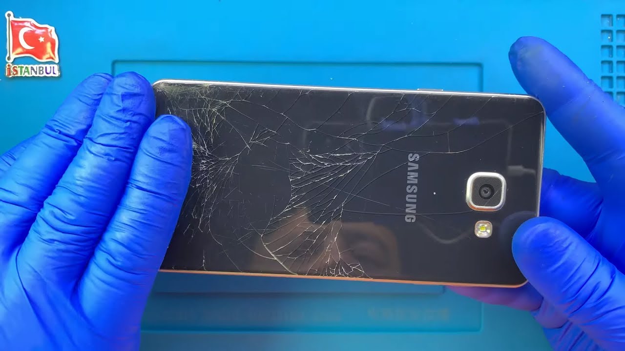 Для Samsung Galaxy A7 2016 Замена задней крышки стекла экрана