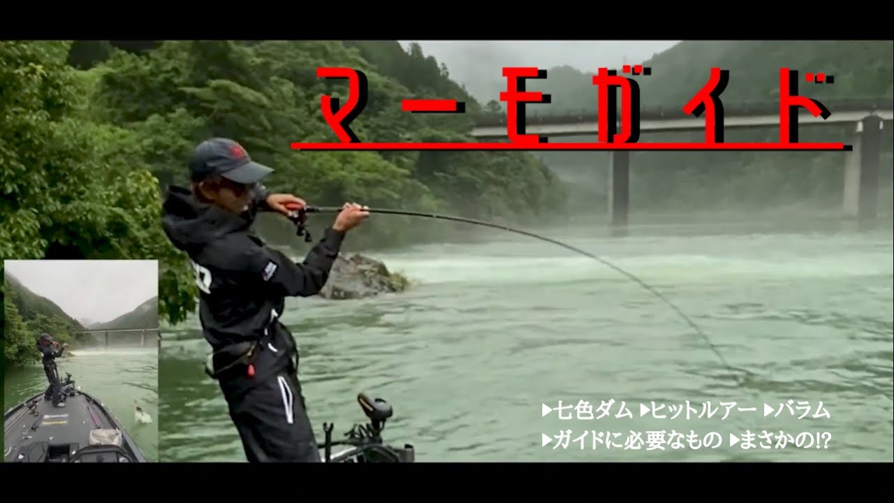 【バス釣り】さすがプロ！動画撮ってたら、なんと…【七色ダム】