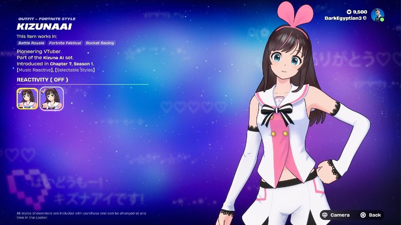 Fortnite | *NEW* Kizuna AI Bundle Review & Overview / is it Worth it???