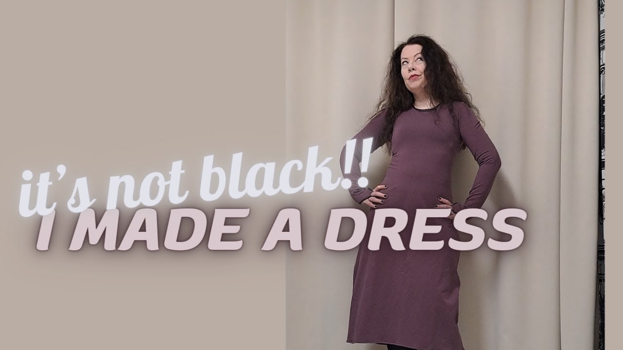 Sewing a Purple Dress