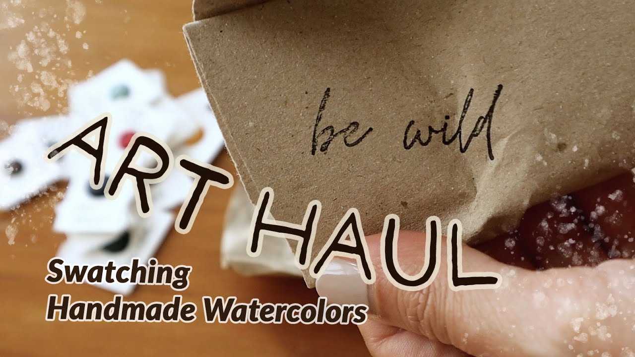 Art Haul: Discovering Handmade Watercolors | DeepDeepLight & Rêves d'Aquarelle