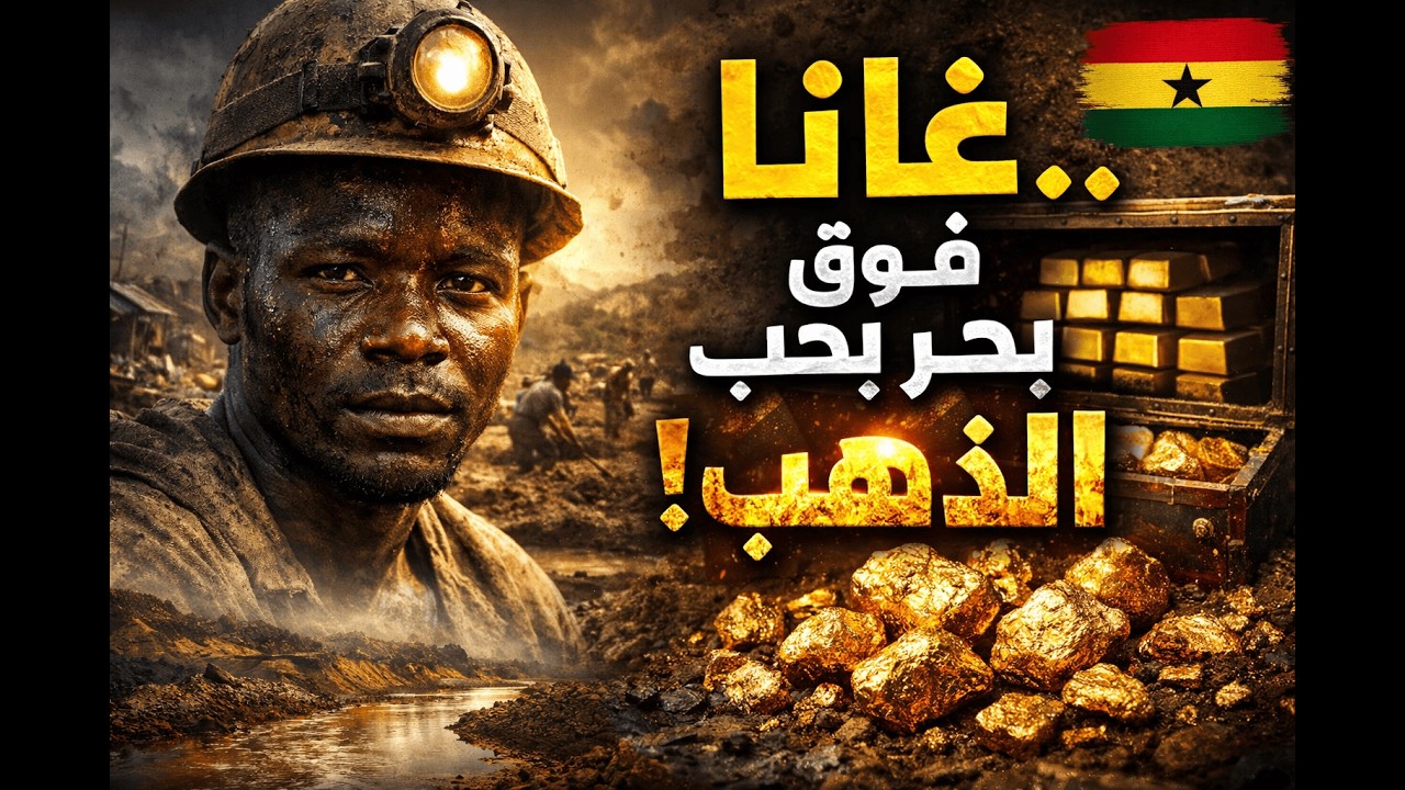 غانا فوق بحر من الذهب… فلماذا يعيش شعبها في الفقر؟! 💰