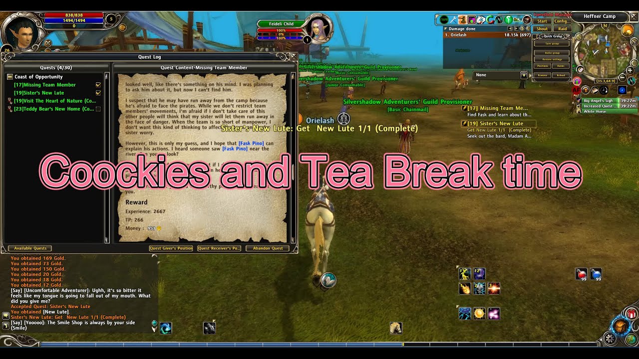 Runes of Magic: A New Begining- Coast of Oppertiunity Heffner camp Part2