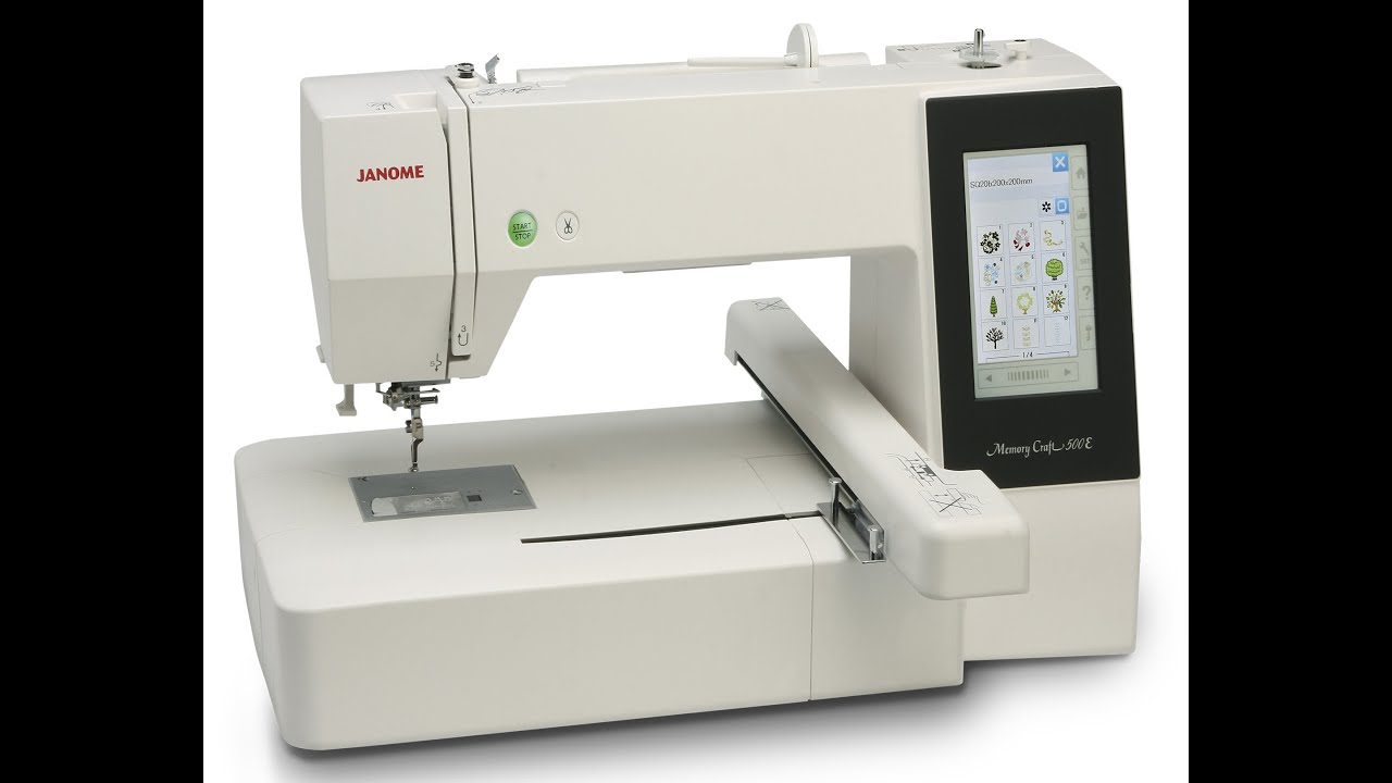 Janome Memory Craf 500E problema típico, muy pesada, gran desarme