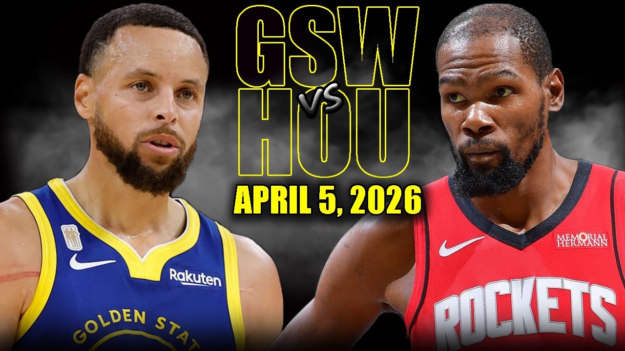 Golden State Warriors vs Houston Rockets Full Game Highlights &ndash; April 5, 2026 | NBA Season